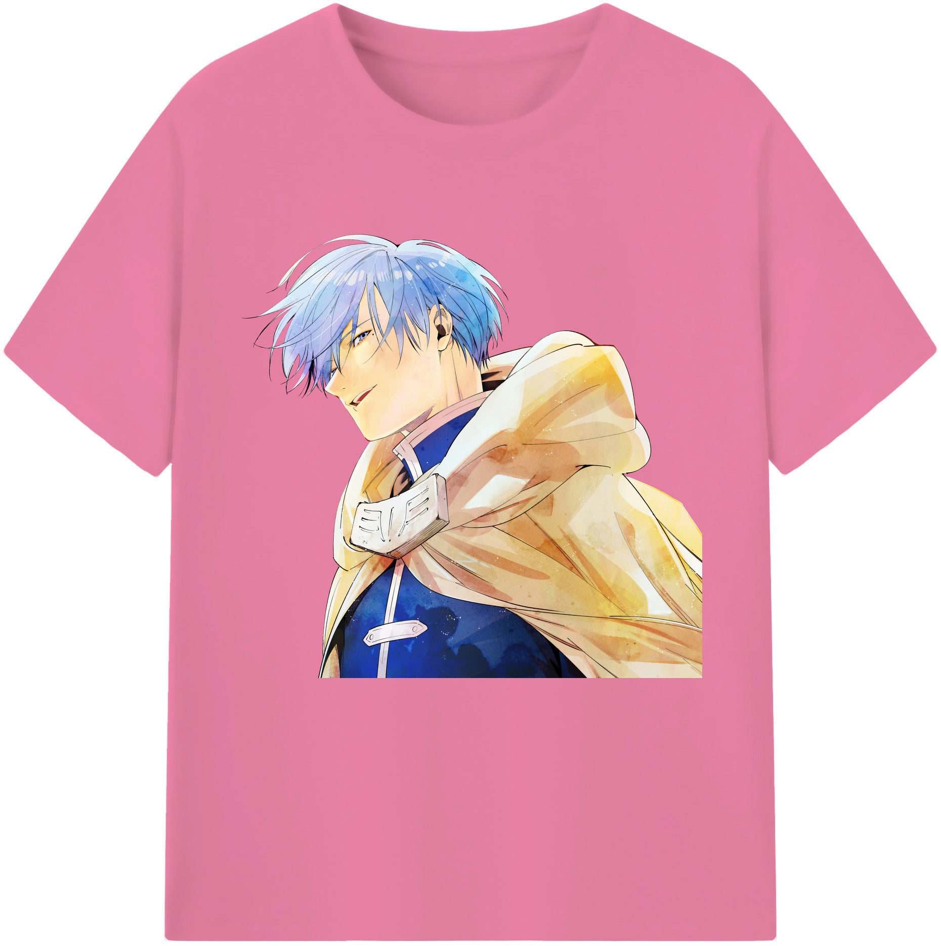 （画像用） 葬送のフリーレン Frieren 綿100％半袖Tシャツ（フロントプリント）